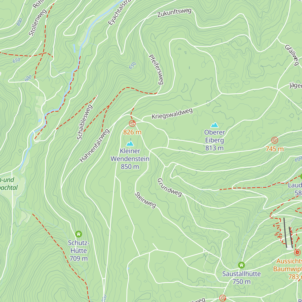 Soldatenbrunnen-Hütte map