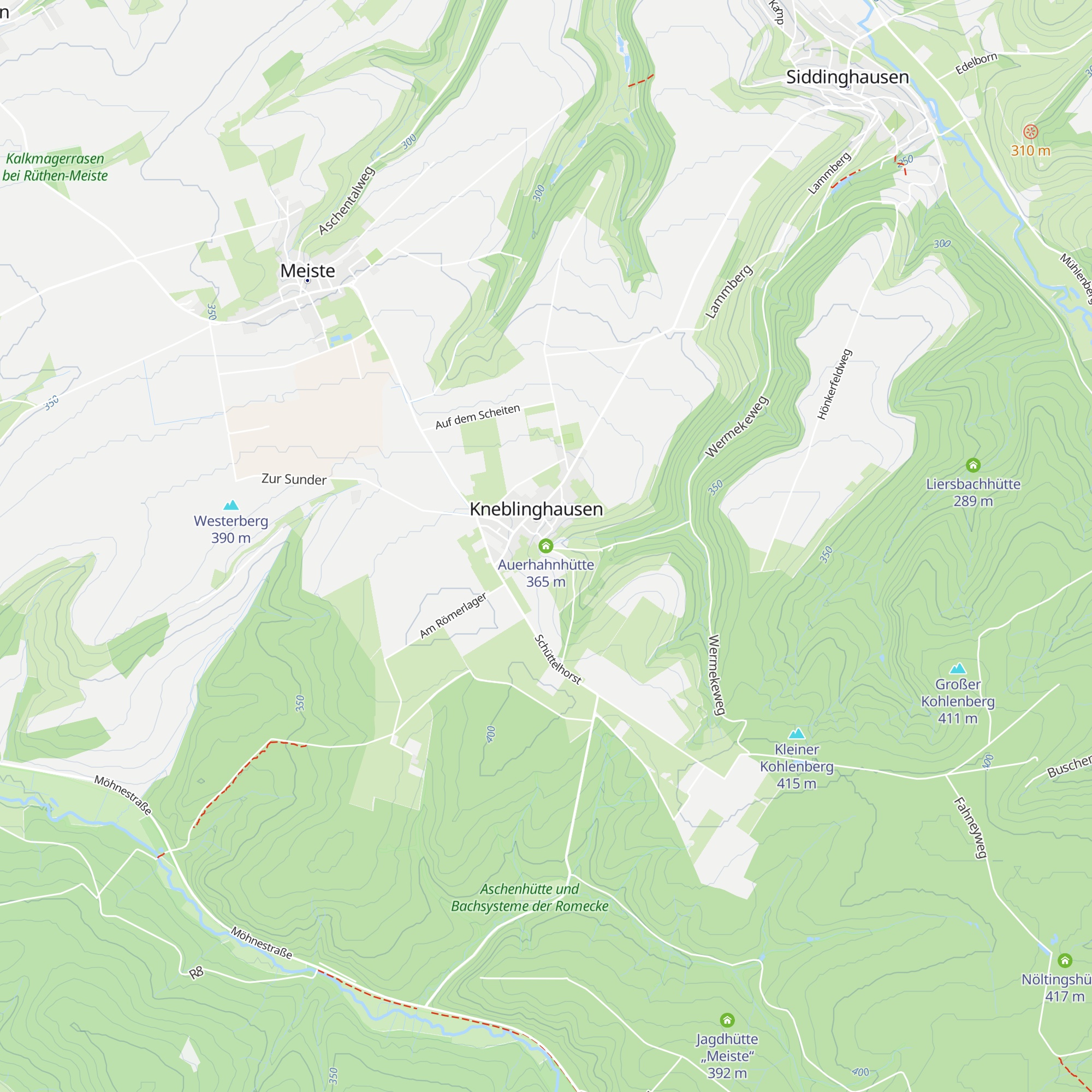 Auerhahnhütte map