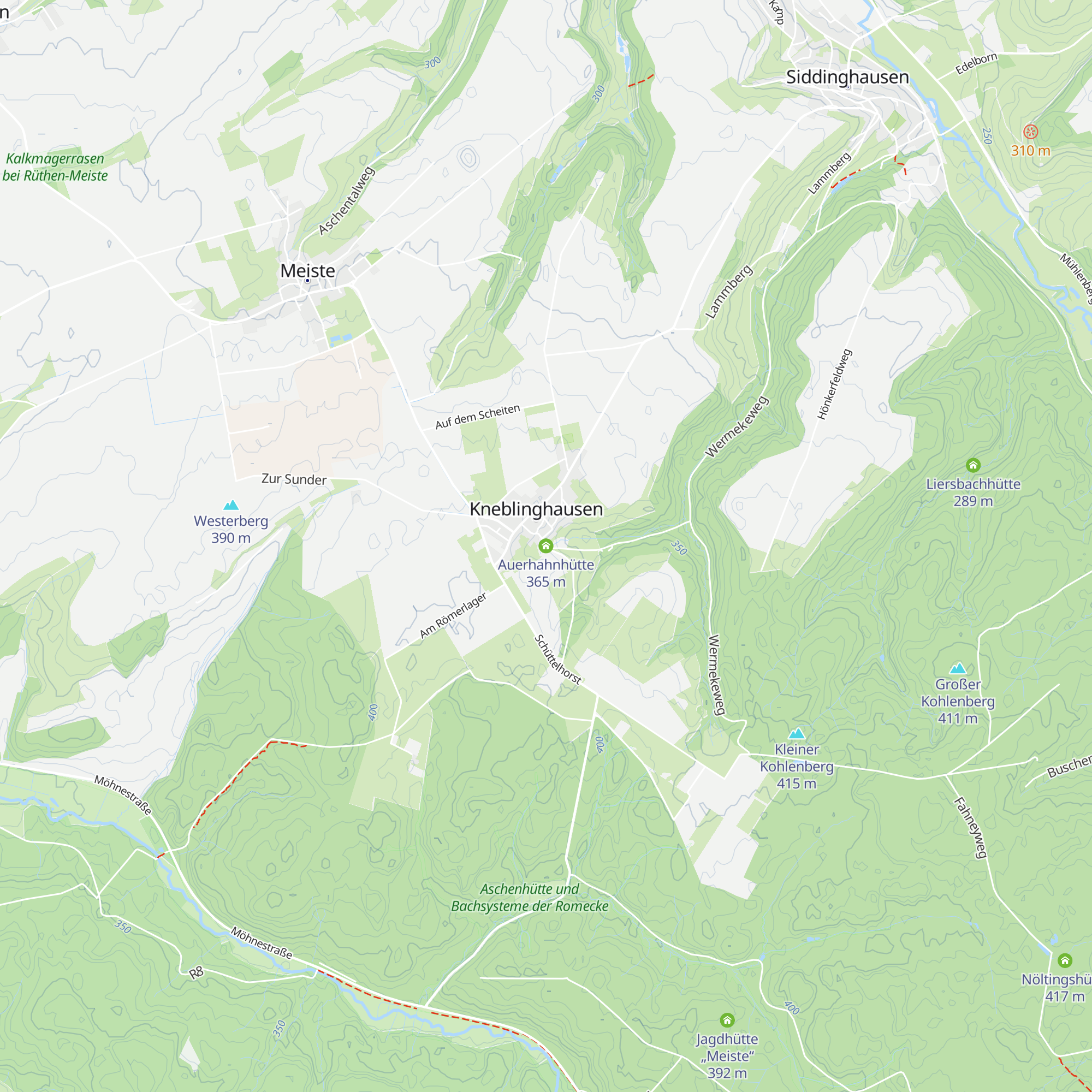 Auerhahnhütte map