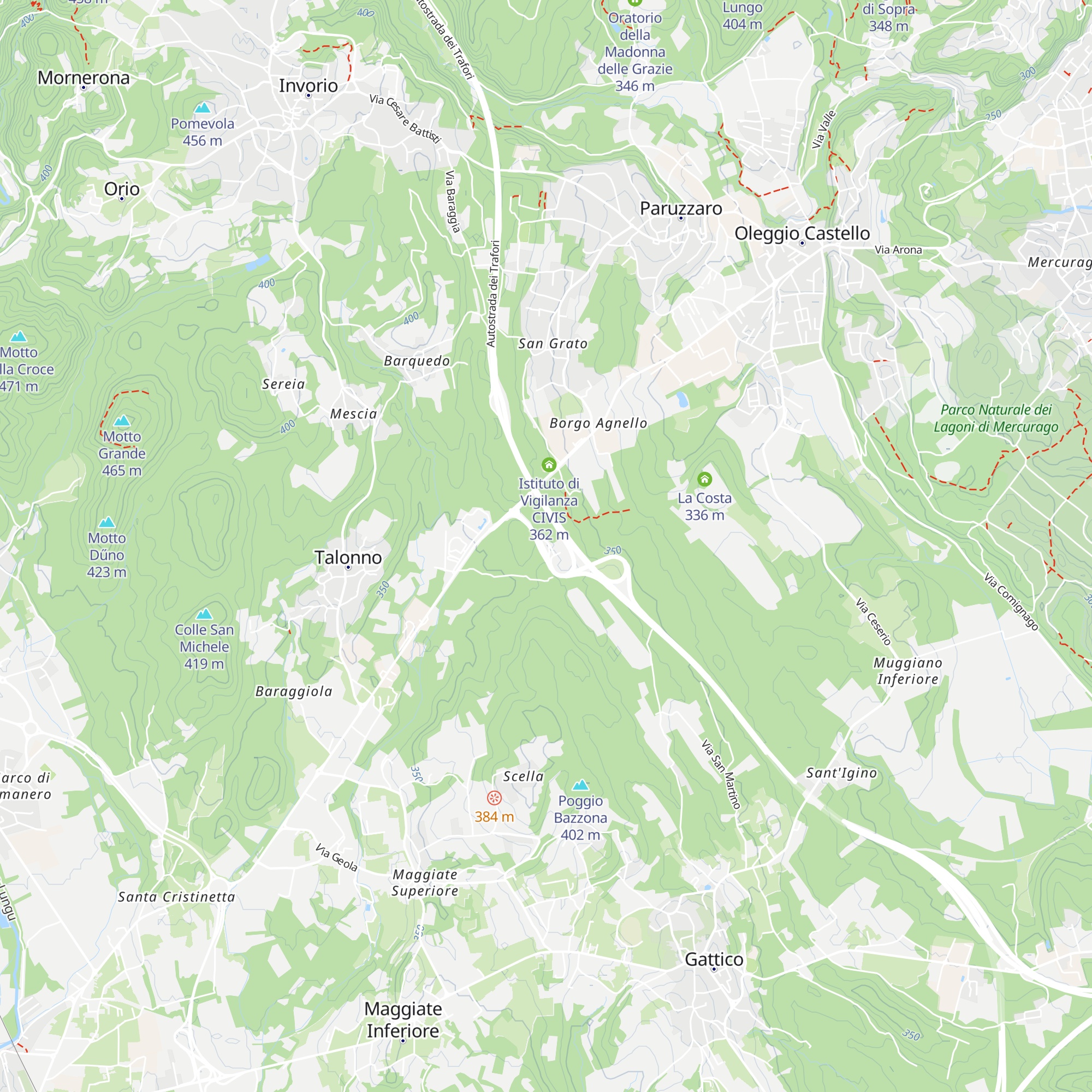 Punto Blu map