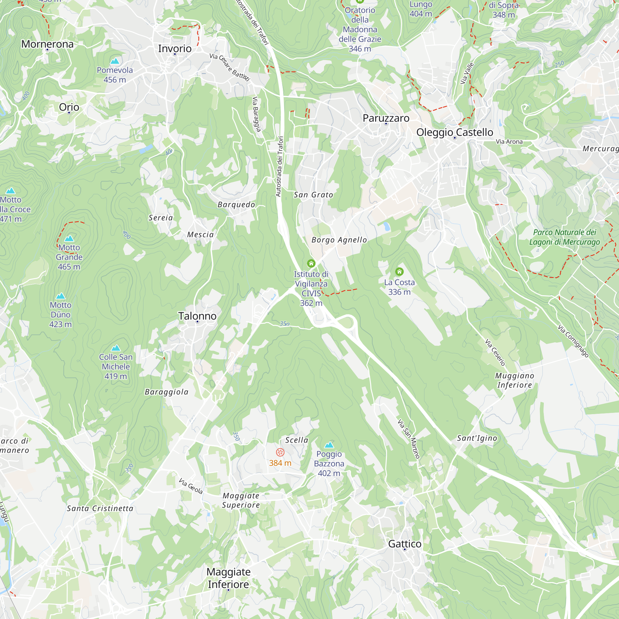 Punto Blu map