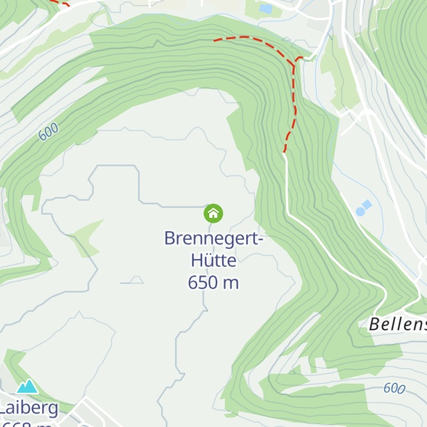 Map of Brennegert-Hütte