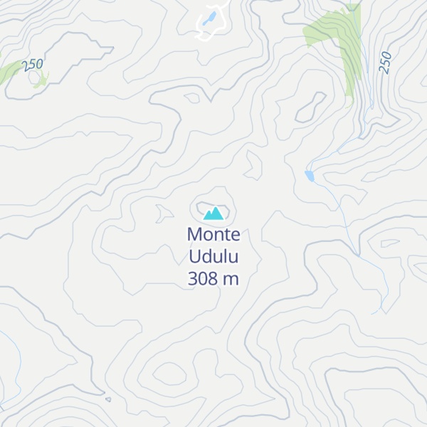 Map of Monte Udulu