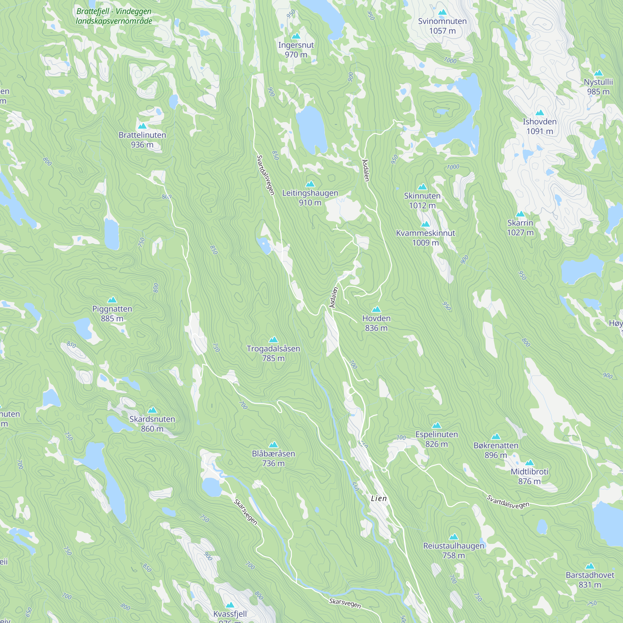 Nørsteteig Fleribrukshus map