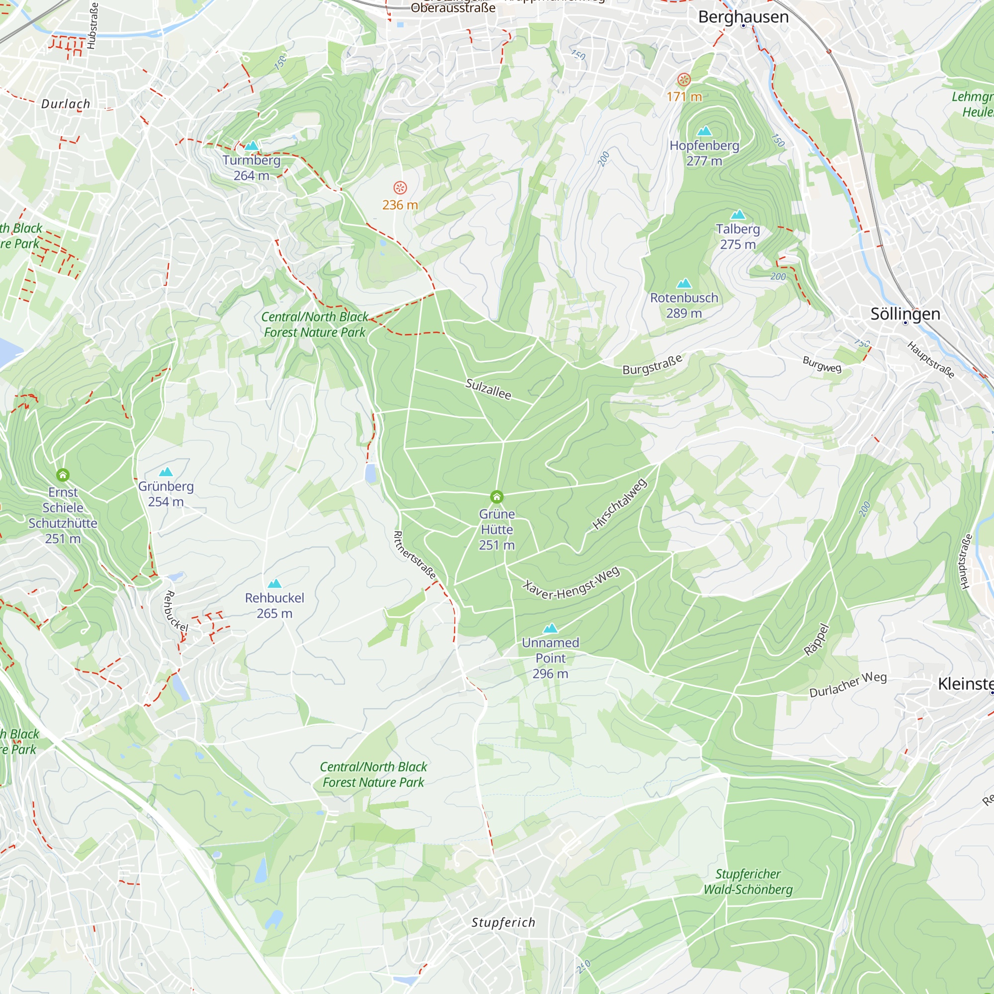 Grüne Hütte map