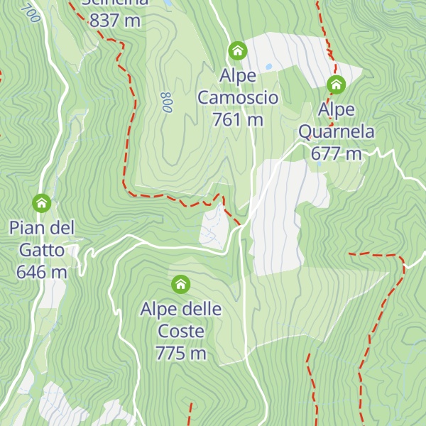 Map of Alpe Canà
