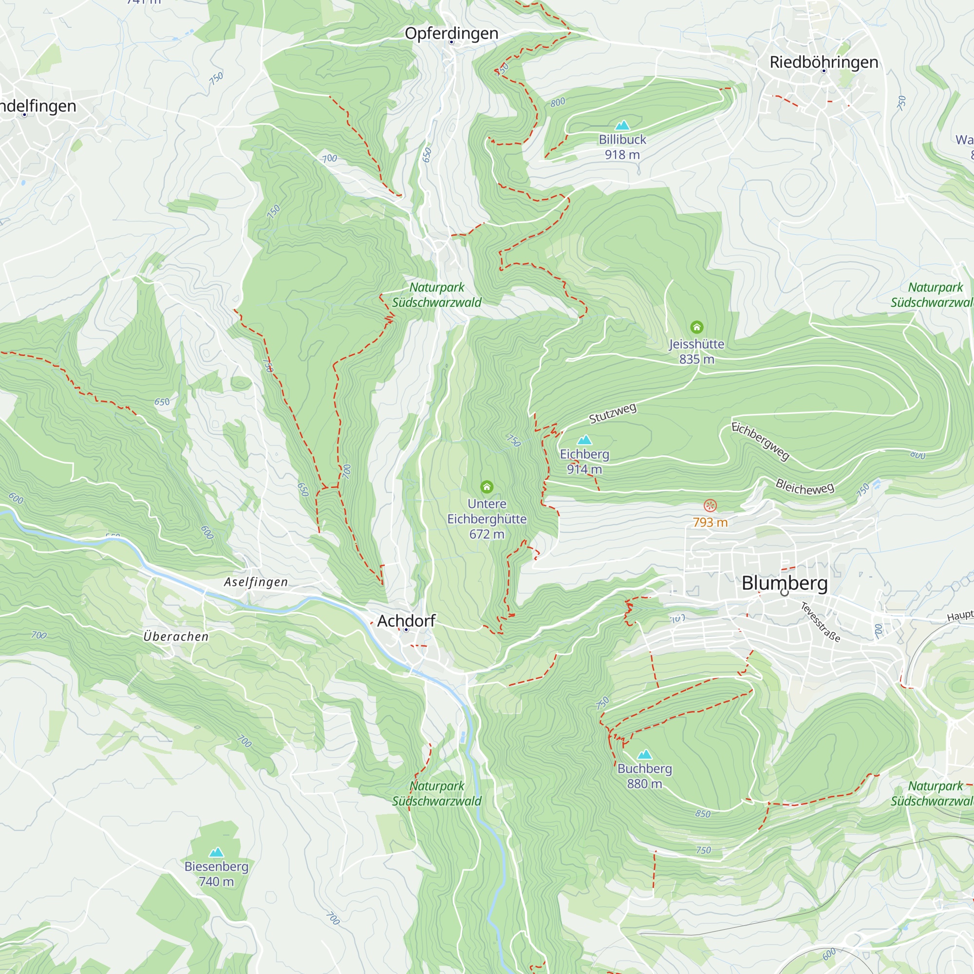 Untere Eichberghütte map