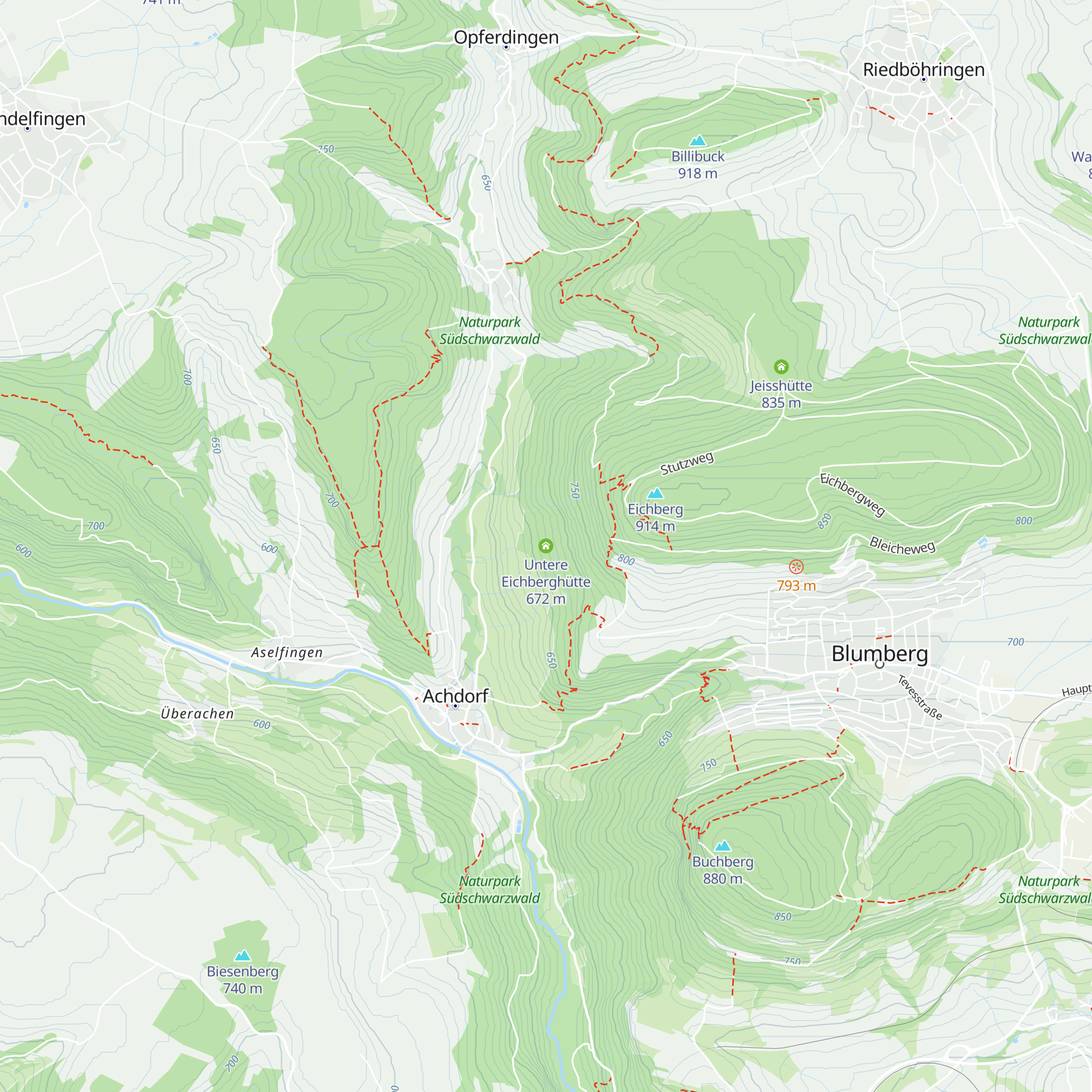 Untere Eichberghütte map