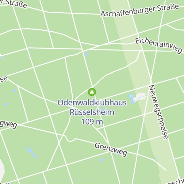 Map of Odenwaldklubhaus Rüsselsheim
