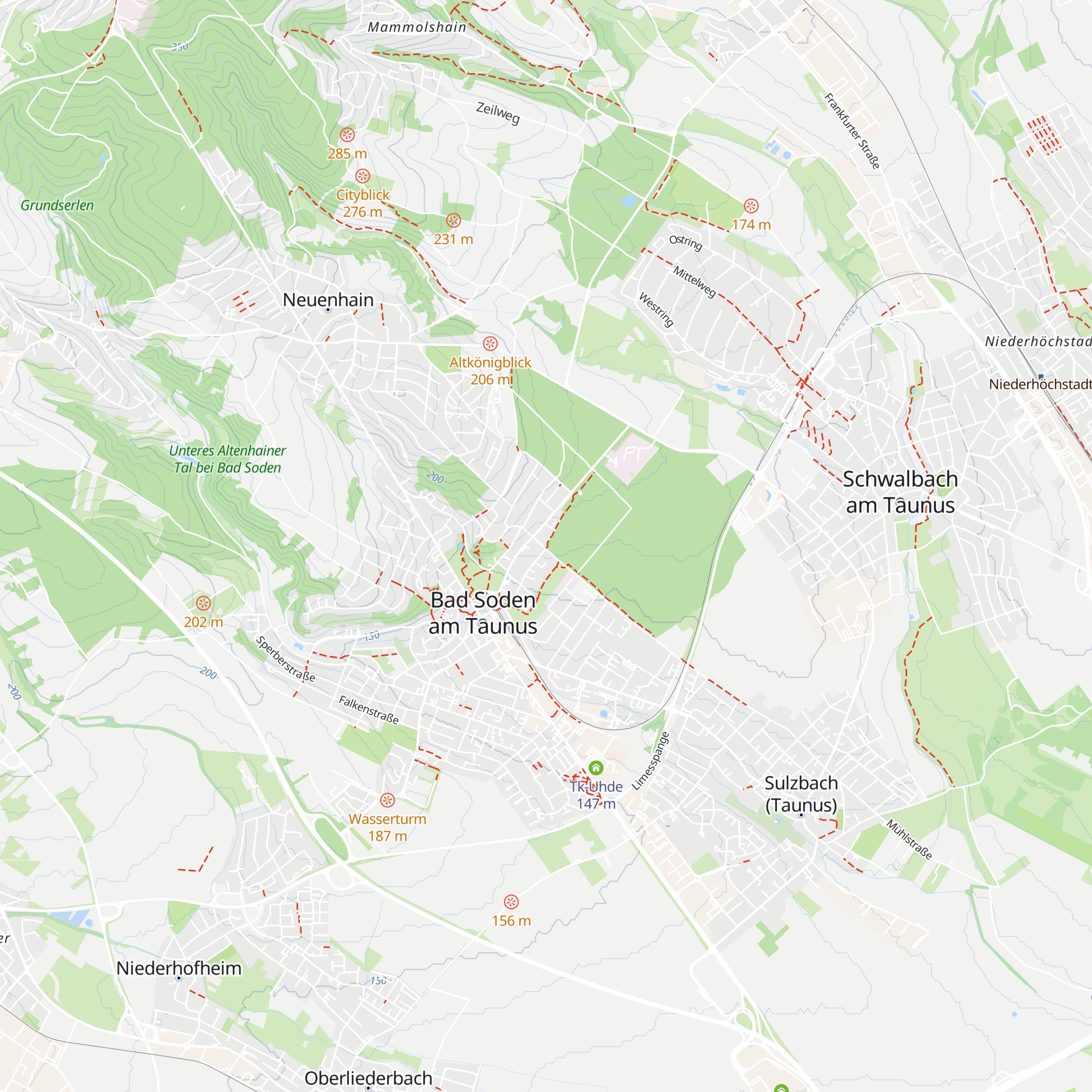 Eichwaldhütte map