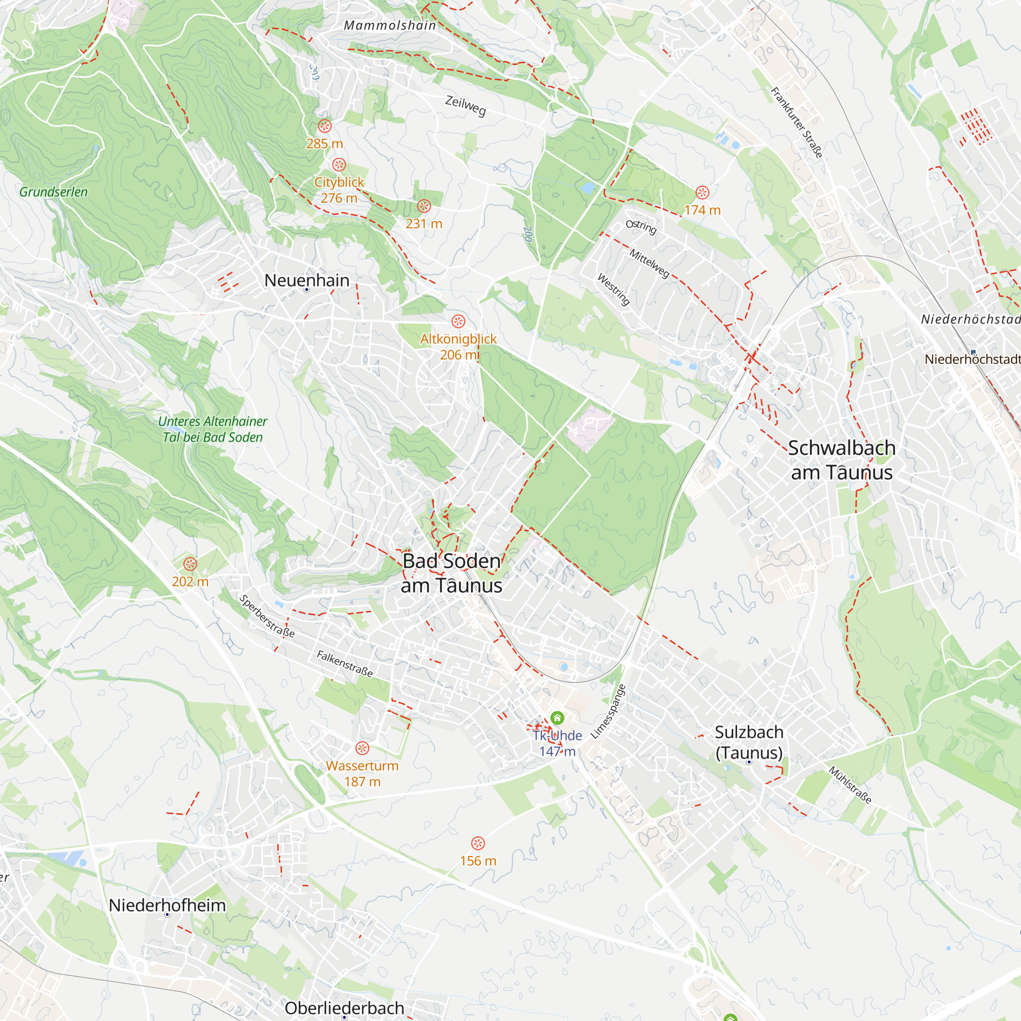 Eichwaldhütte map