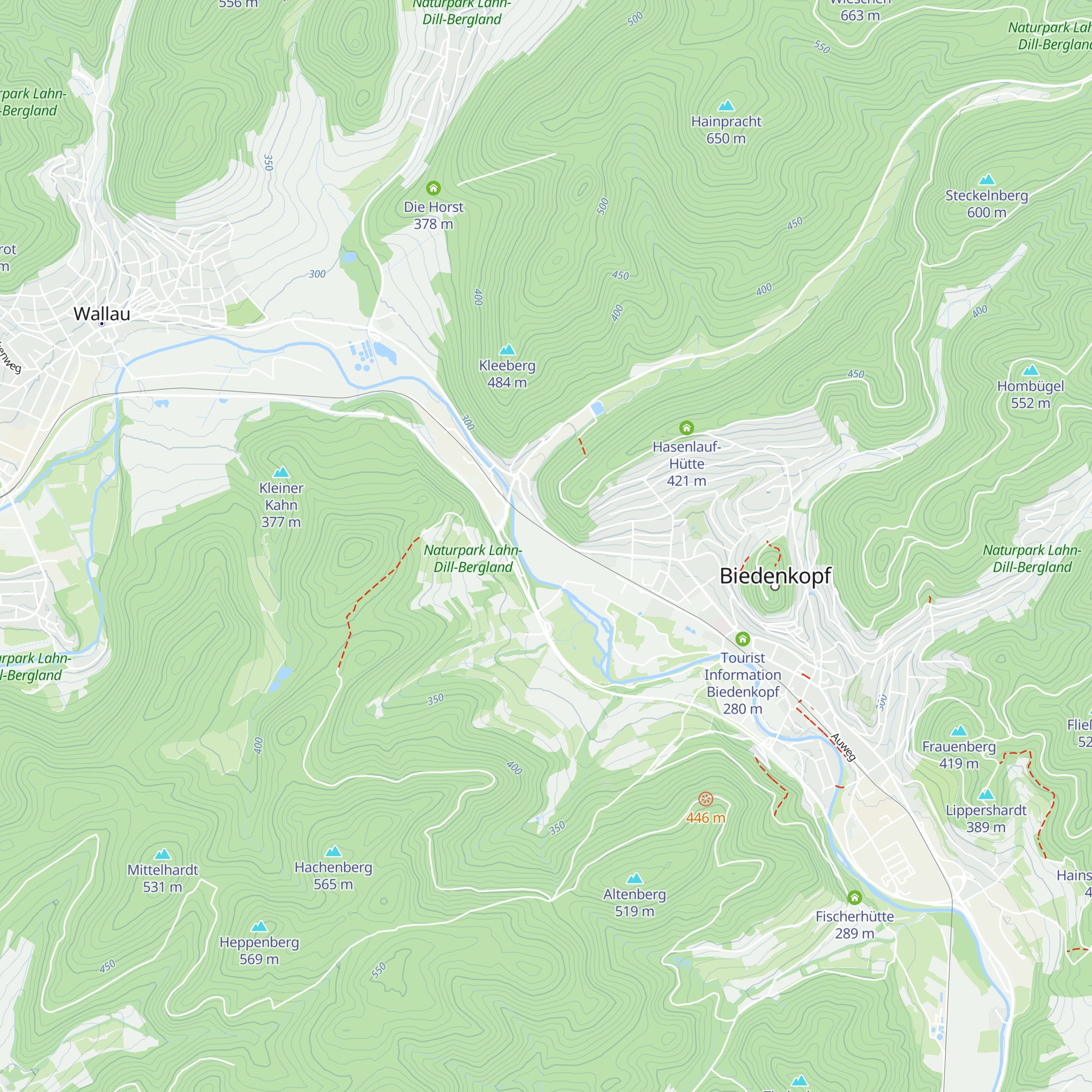 Im Hüttenfeld map