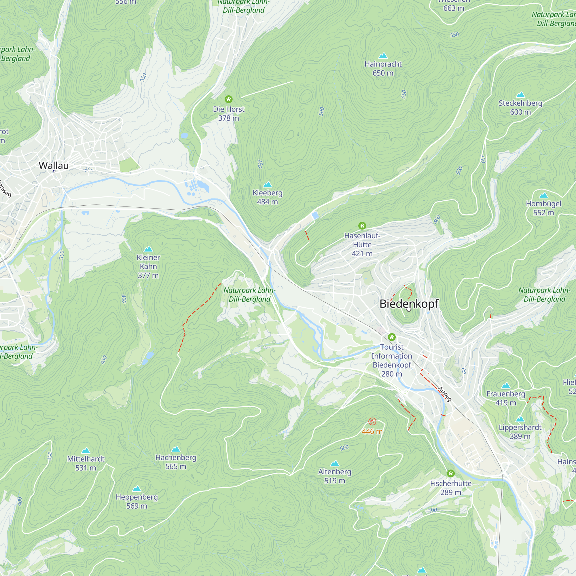 Im Hüttenfeld map