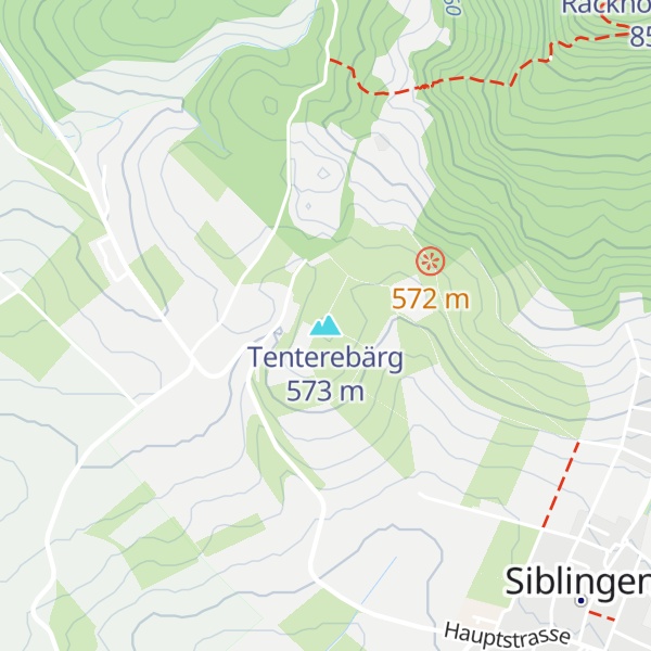 Map of Tenterebärg