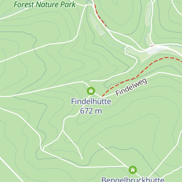 Map of Findelhütte