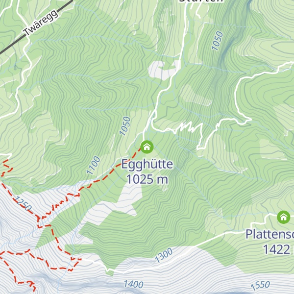 Map of Egghütte