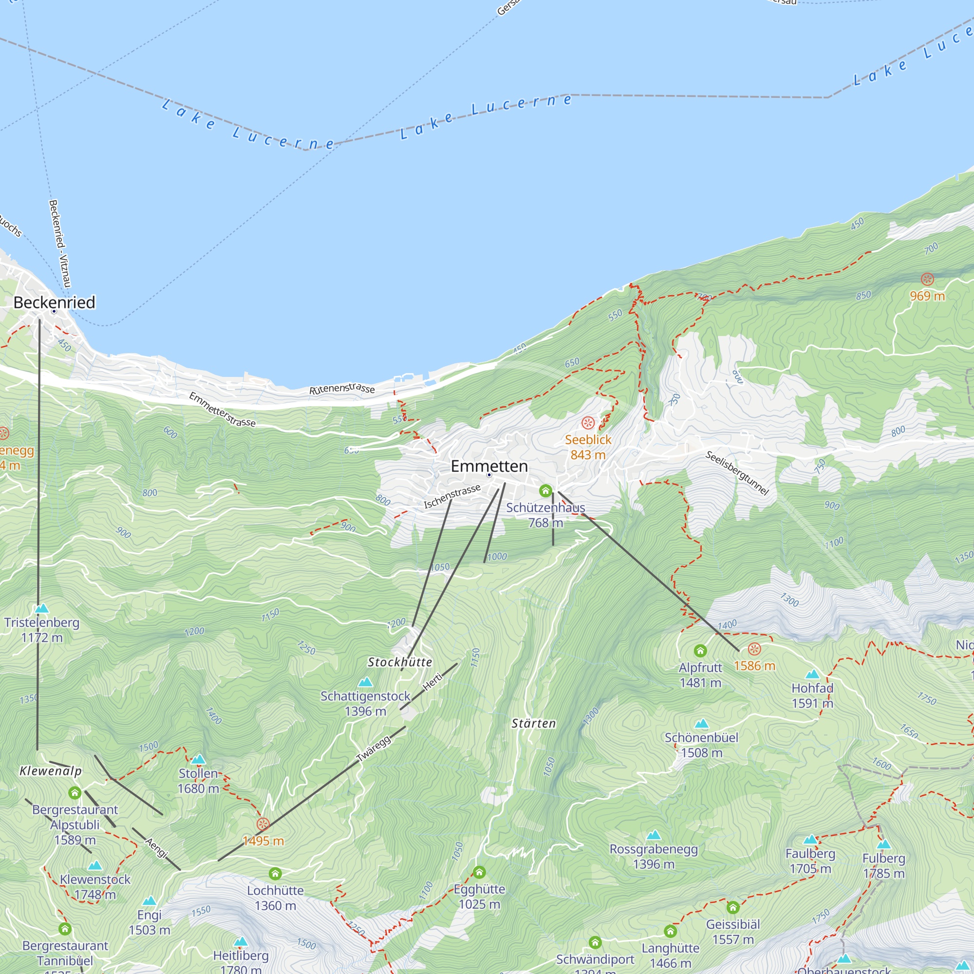 Dorfklatsch map