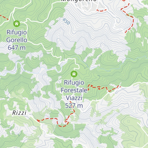 Map of Rifugio Forestale Viazzi