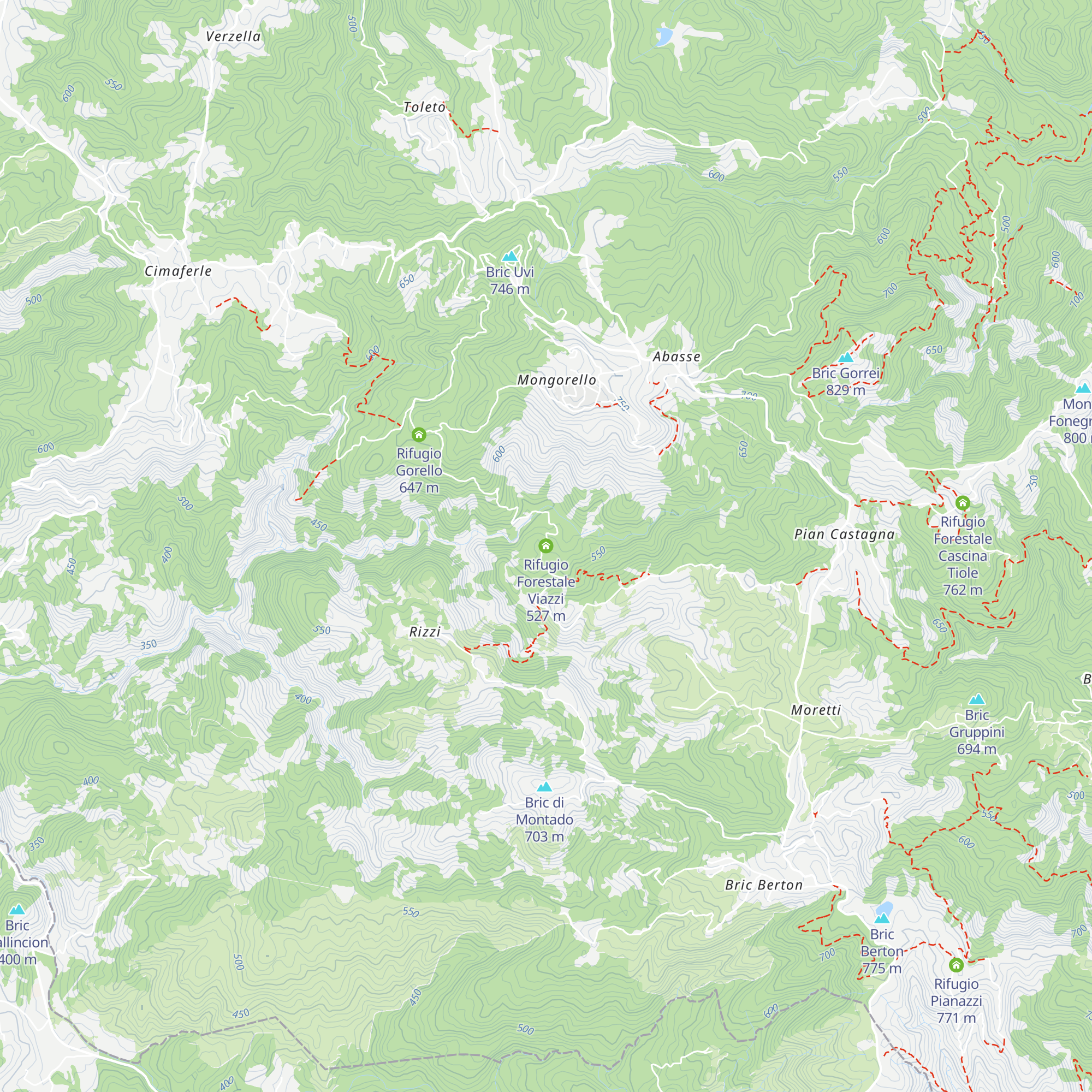 Rifugio Forestale Viazzi map