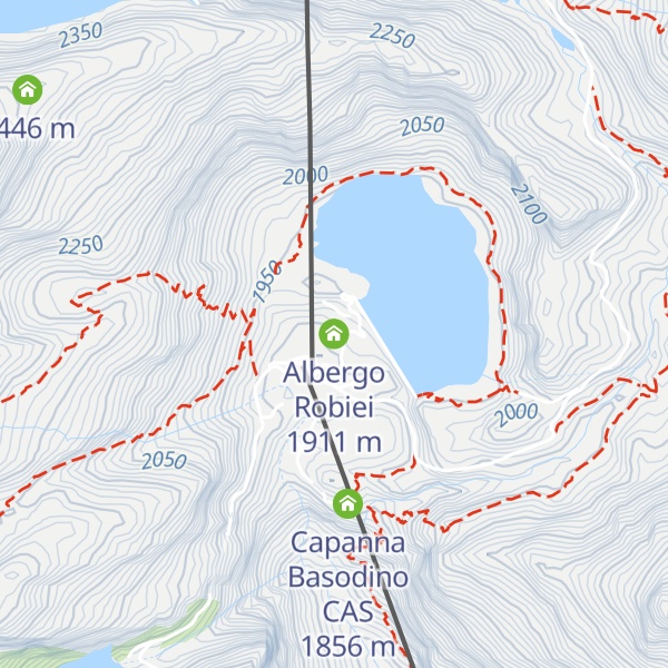 Map of Albergo Robiei