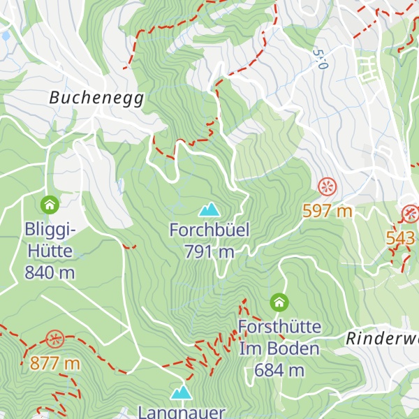 Map of Forchbüel