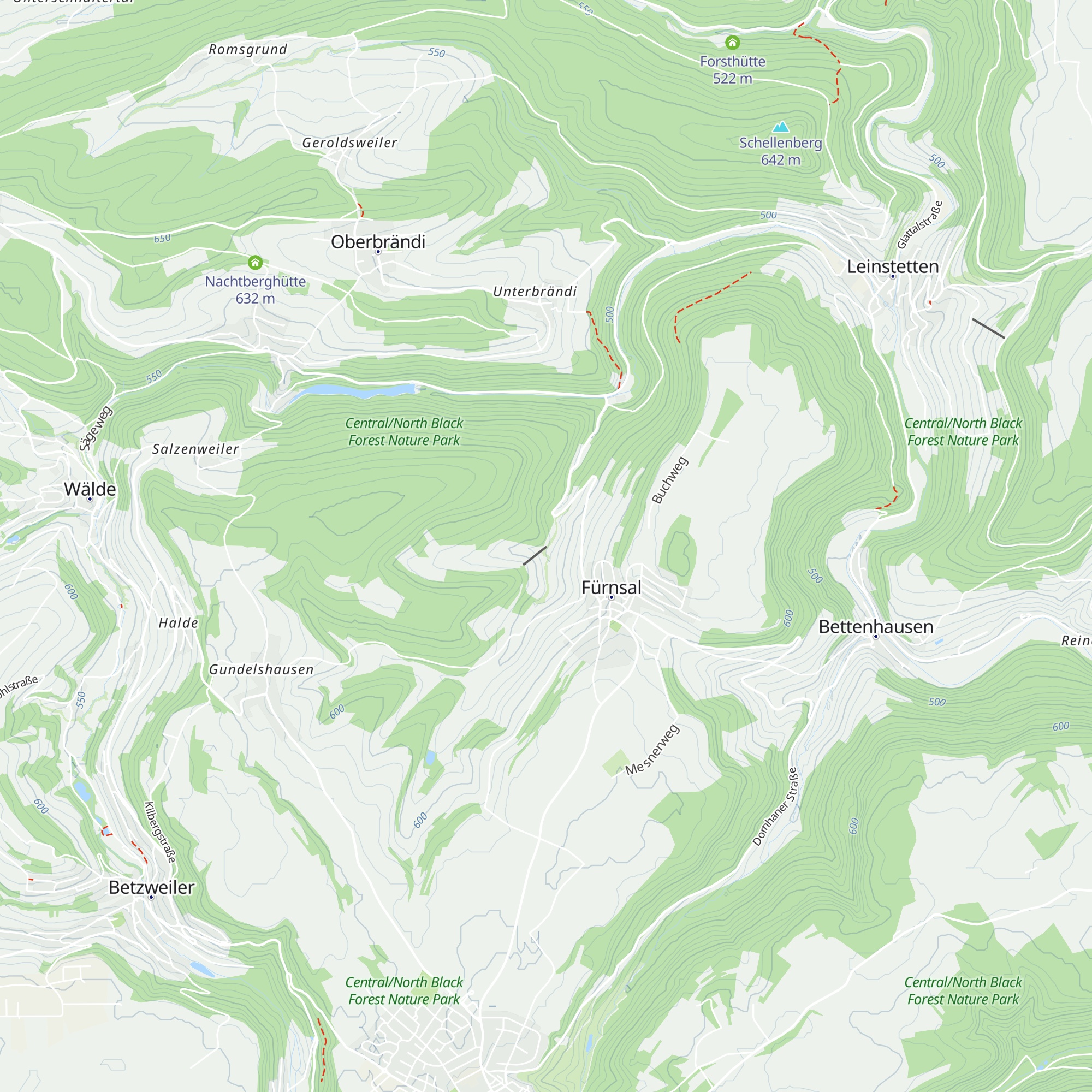 Skihütte map