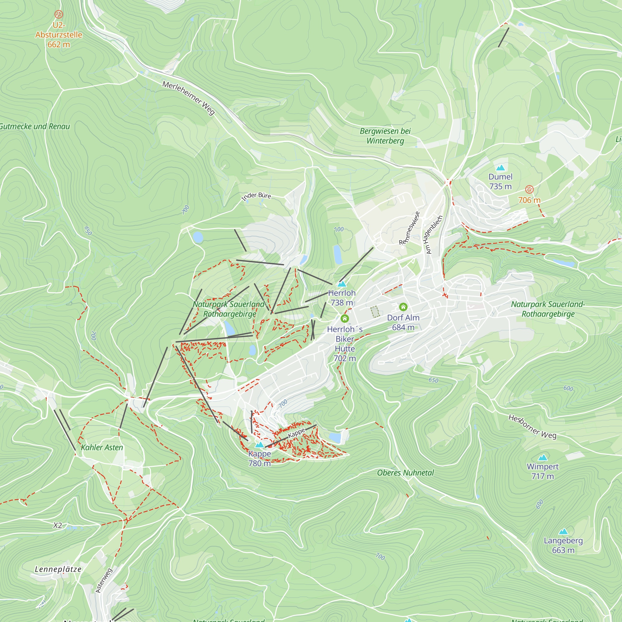 Quick´s Skihütte map