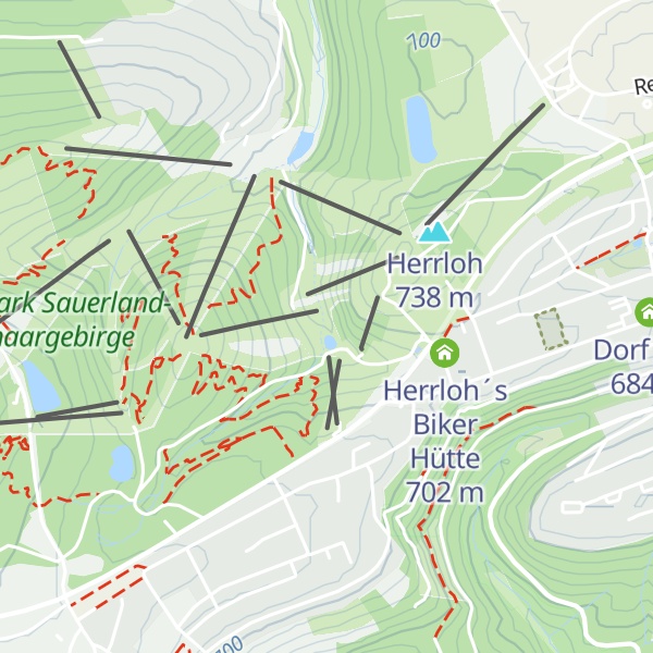 Map of Quick´s Skihütte
