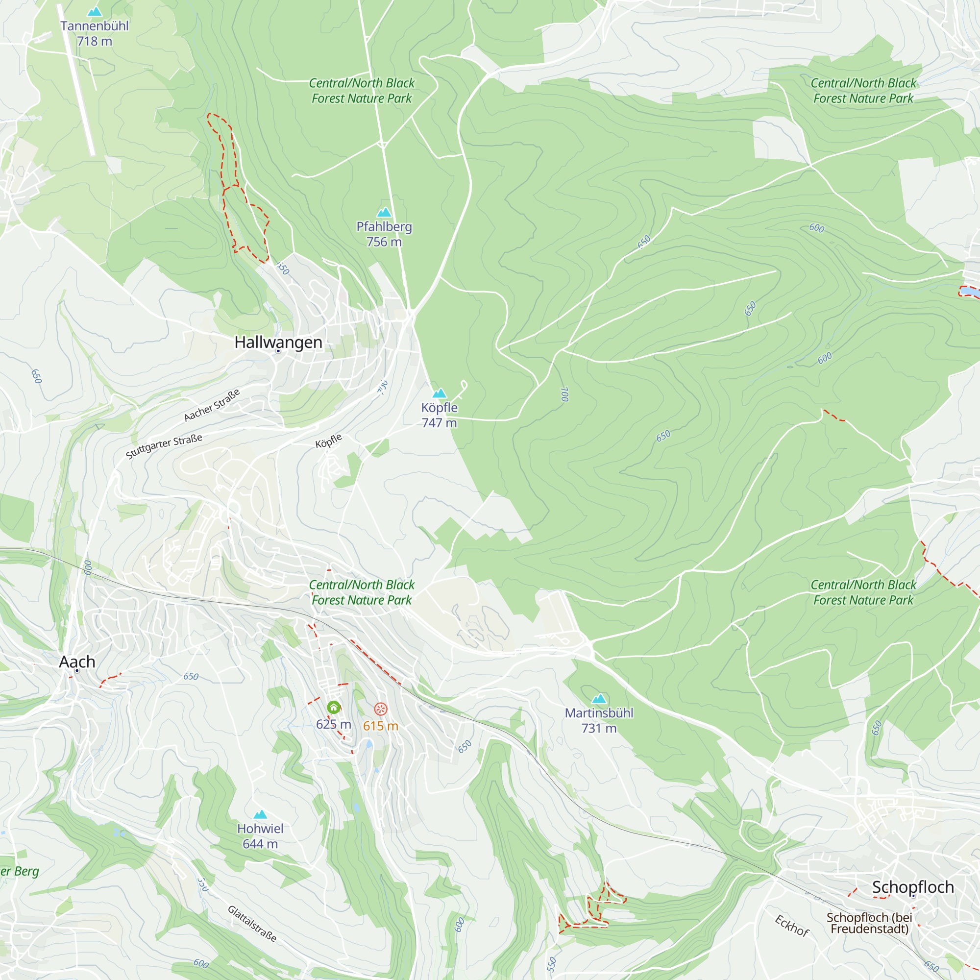 Allmandhütte map