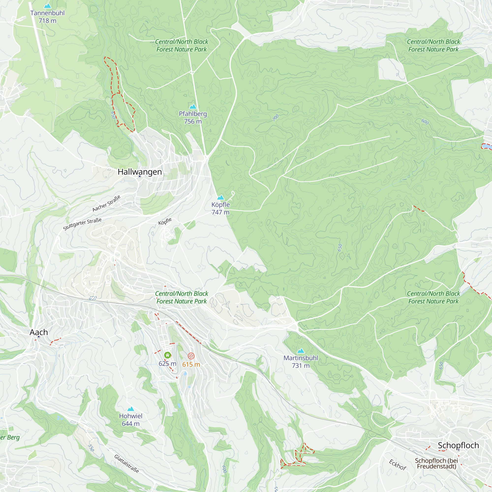 Allmandhütte map