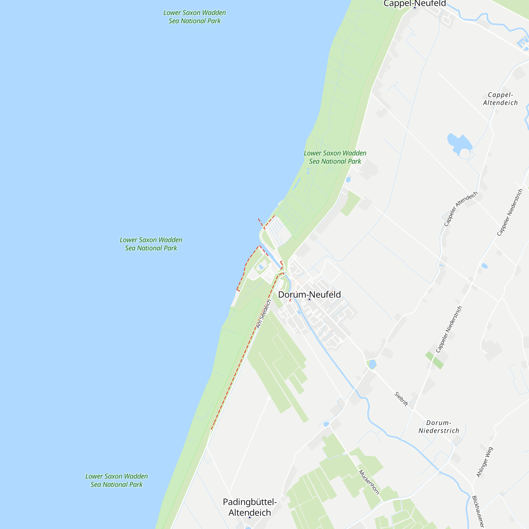 Kurverwaltung Dorum-Neufeld map