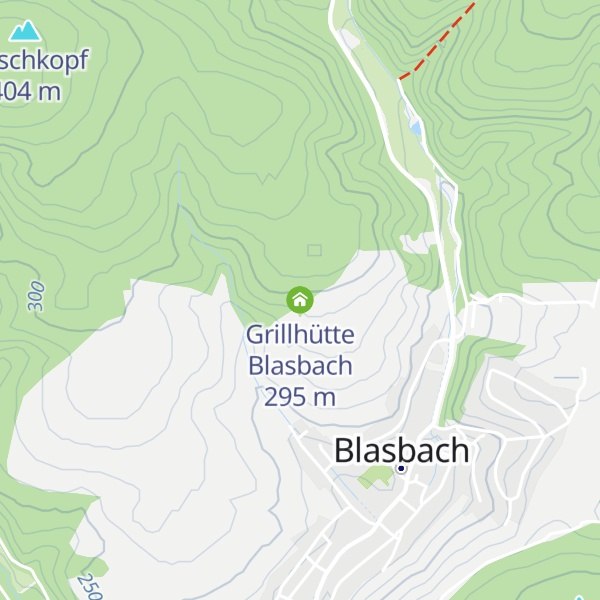 Map of Grillhütte Blasbach