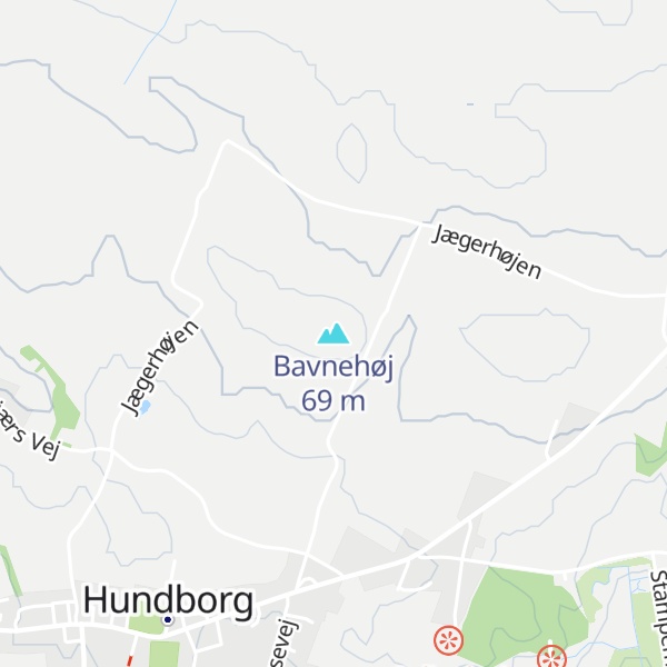 Map of Bavnehøj