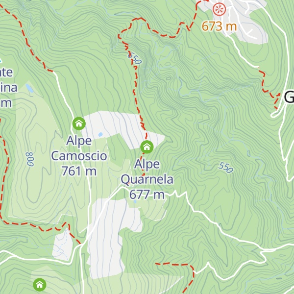 Map of Alpe Quarnela