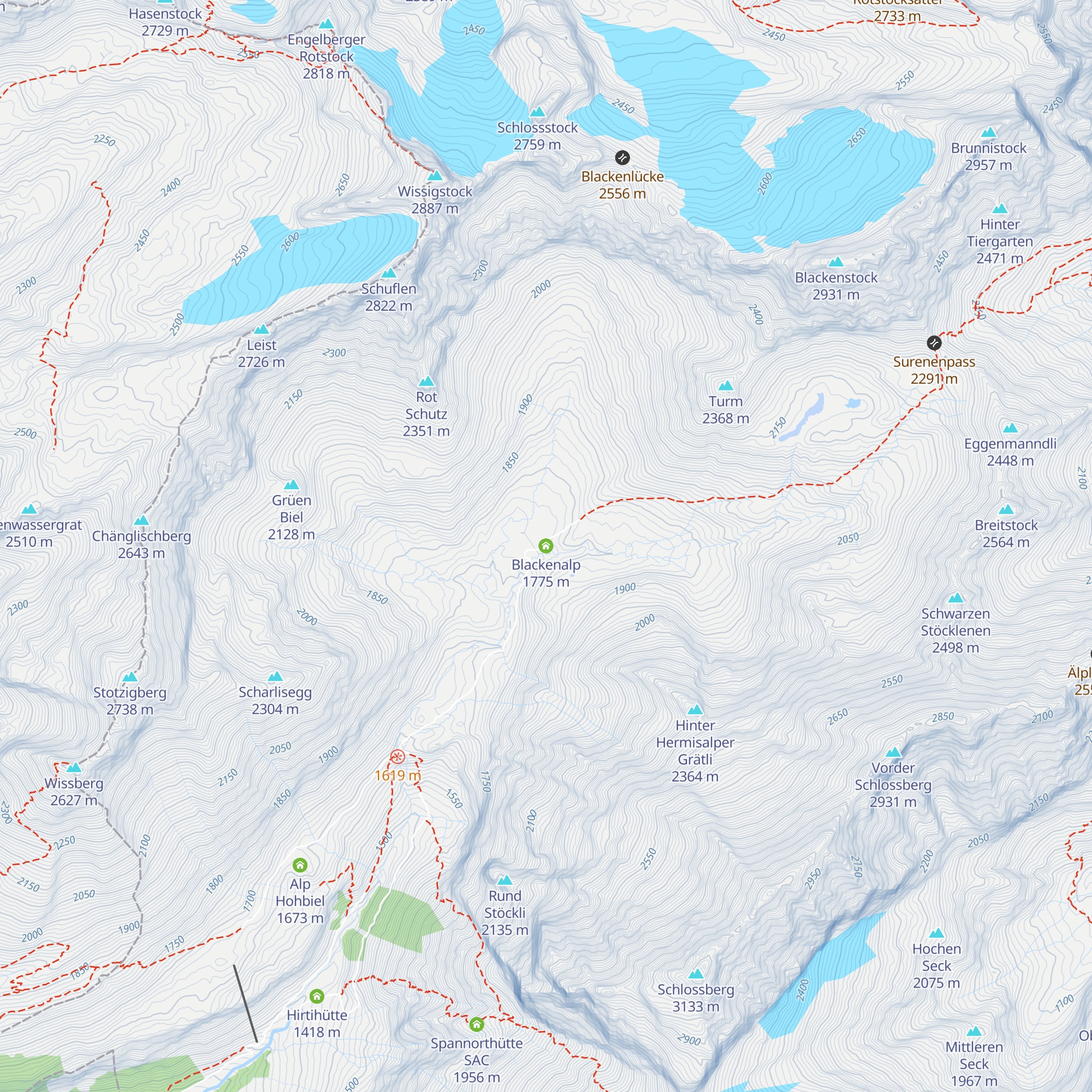 Blackenalp map