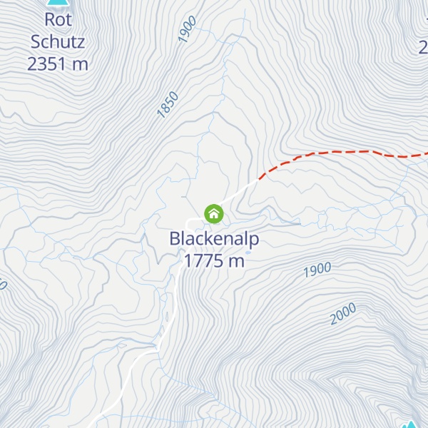 Map of Blackenalp