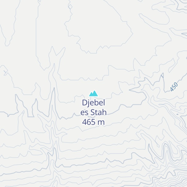 Map of Djebel es Stah
