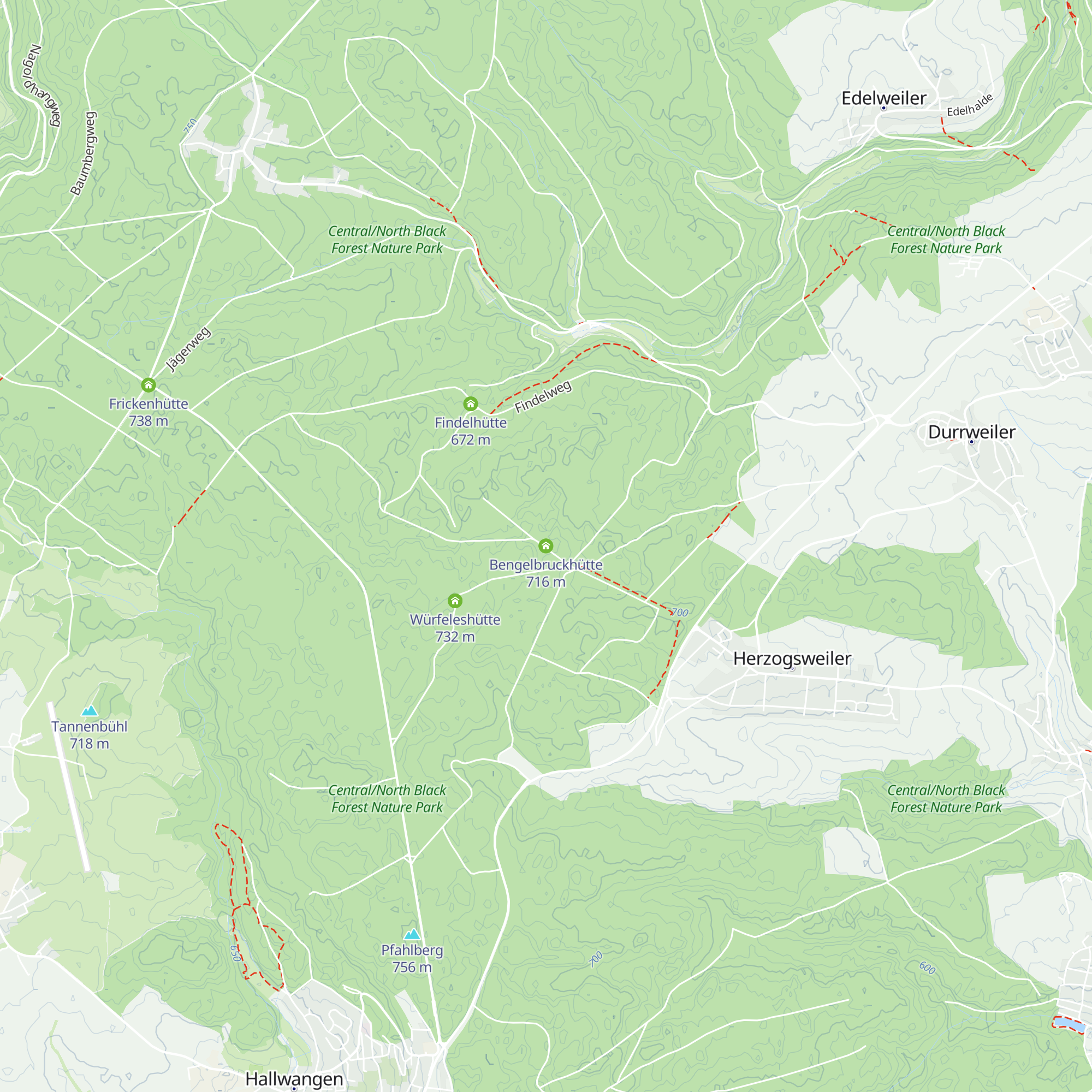 Bengelbruckhütte map