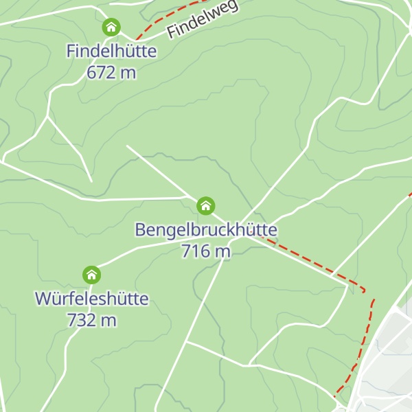 Map of Bengelbruckhütte