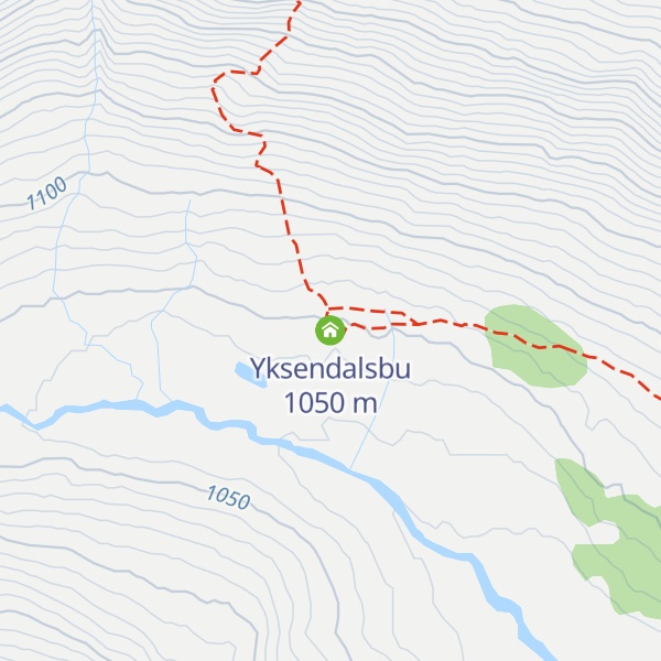Map of Yksendalsbu