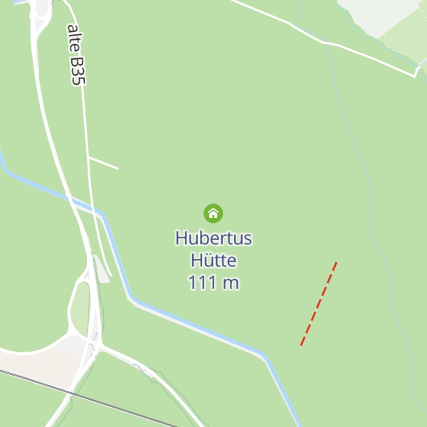 Map of Hubertus Hütte