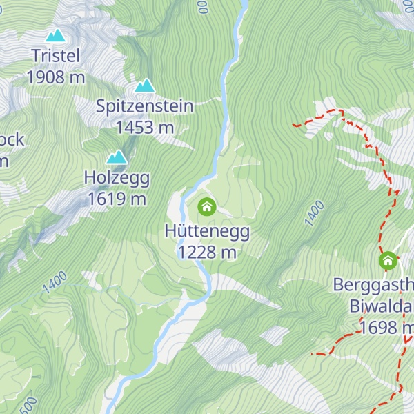 Map of Hüttenegg