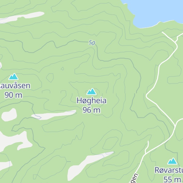 Map of Høgheia