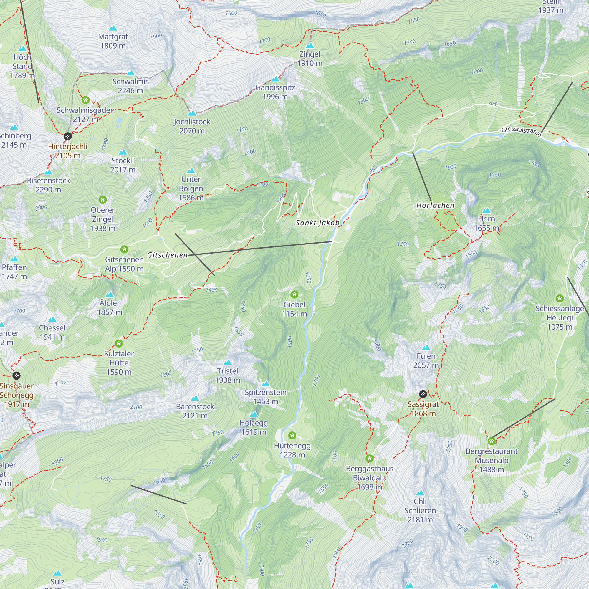 Giebel map