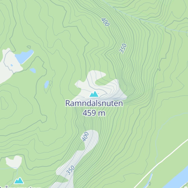 Map of Ramndalsnuten