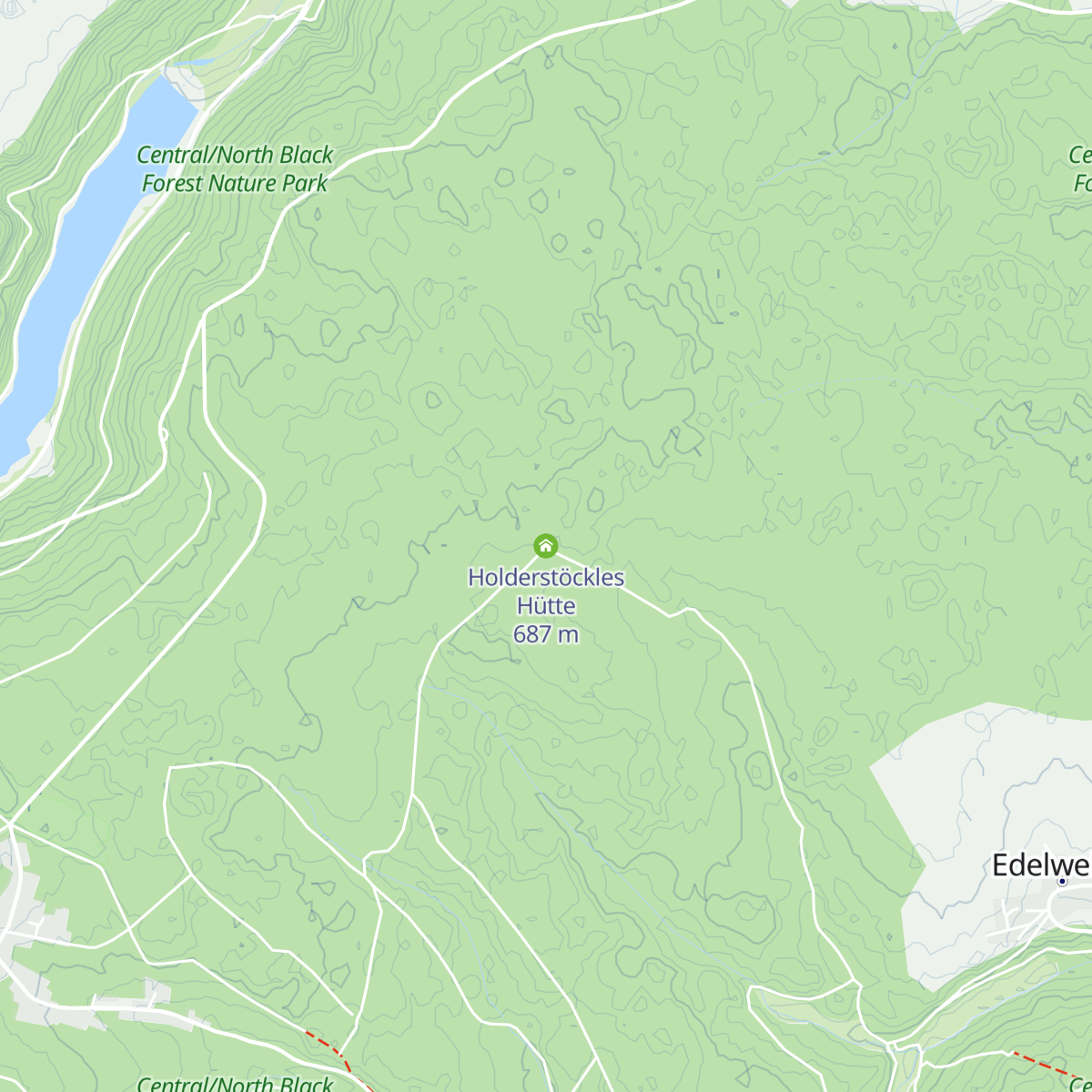 Holderstöckles Hütte map