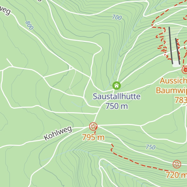 Map of Hans-Fuld-Hütte
