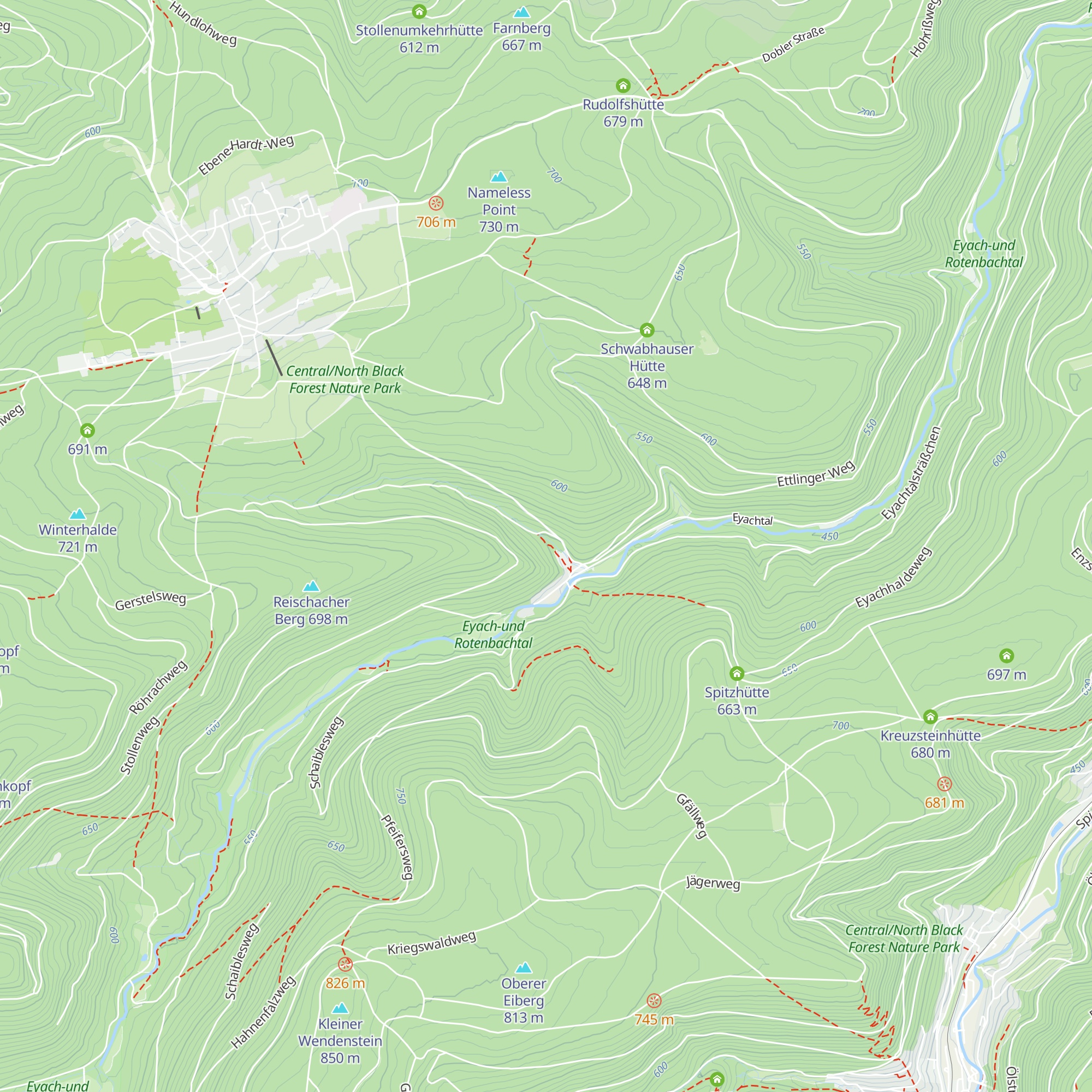 Baumhaus Dobel Eyachmühle map