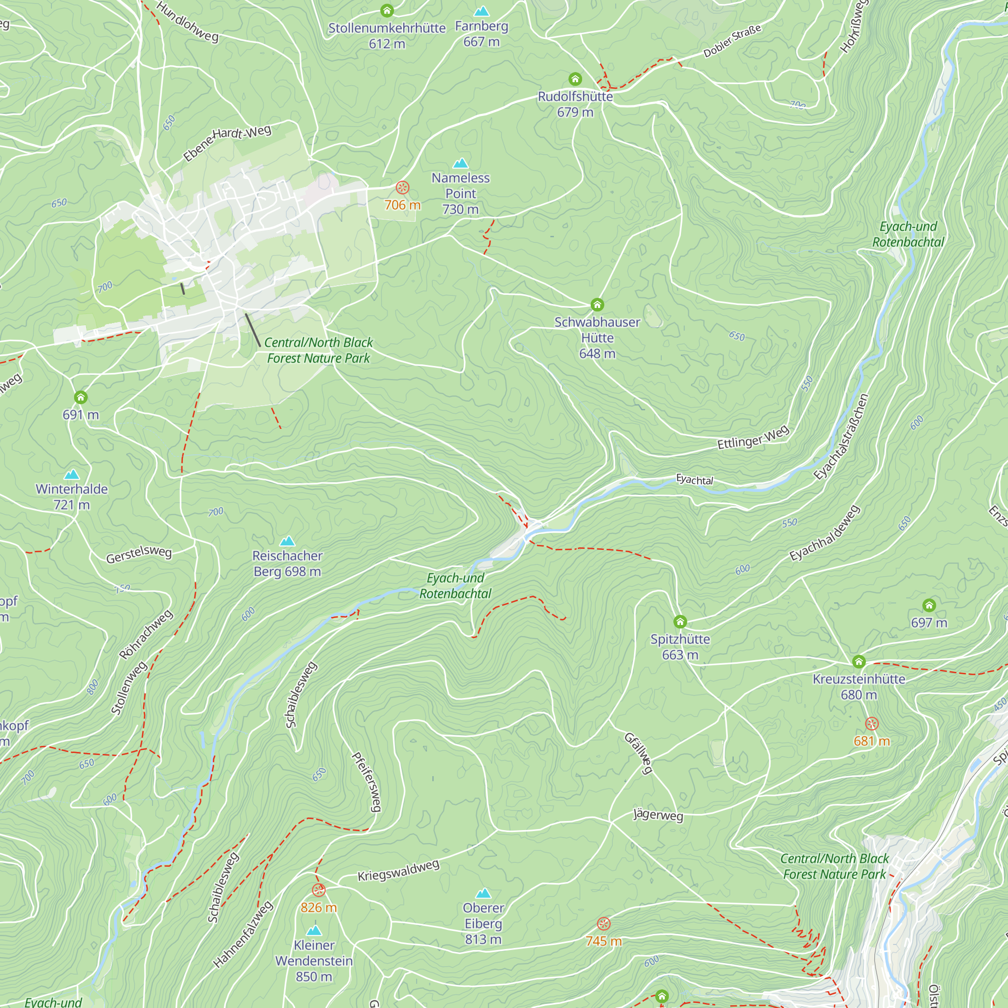 Baumhaus Dobel Eyachmühle map
