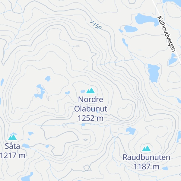 Map of Nordre Olabunut